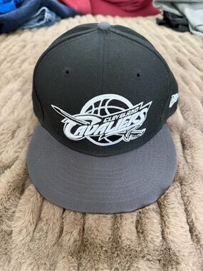 New Era Cleveland Cavaliers Black and Gray Snapback Hat